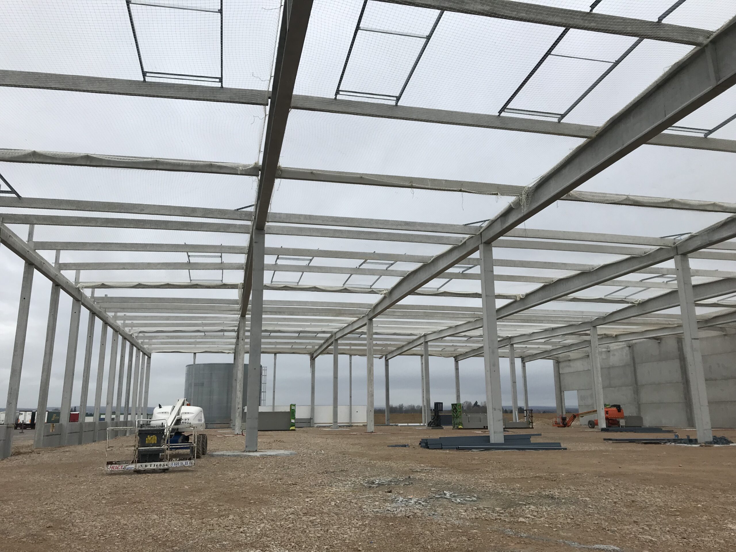 Chantier entrepôt logistique 1