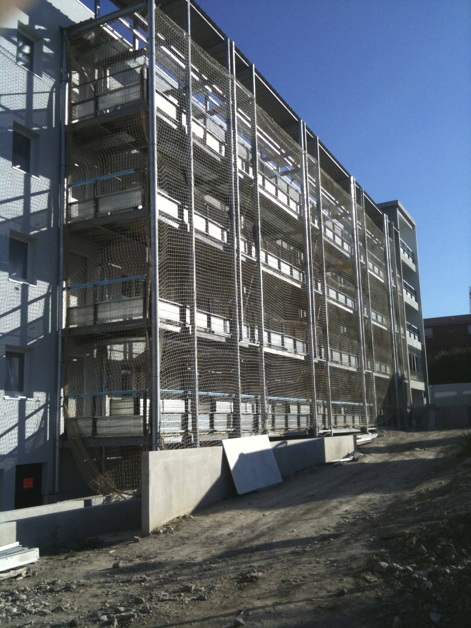 Chantier filets verticaux 1